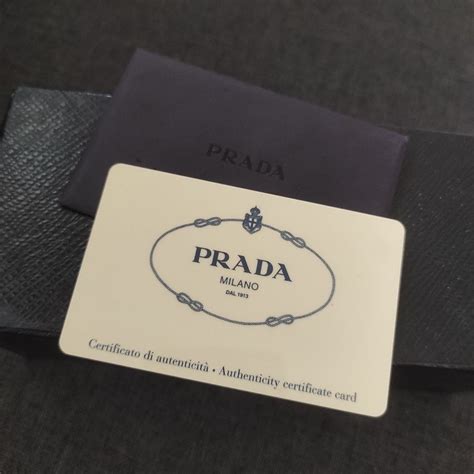 how to spot a prada fake|prada authenticity card.